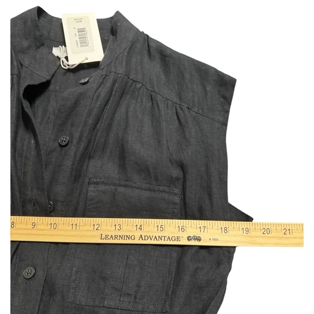 NWTs FRAME 100% Linen Button-Up Romper Size XS - Picture 6 of 9